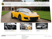 Tablet Screenshot of flowlotuscars.com